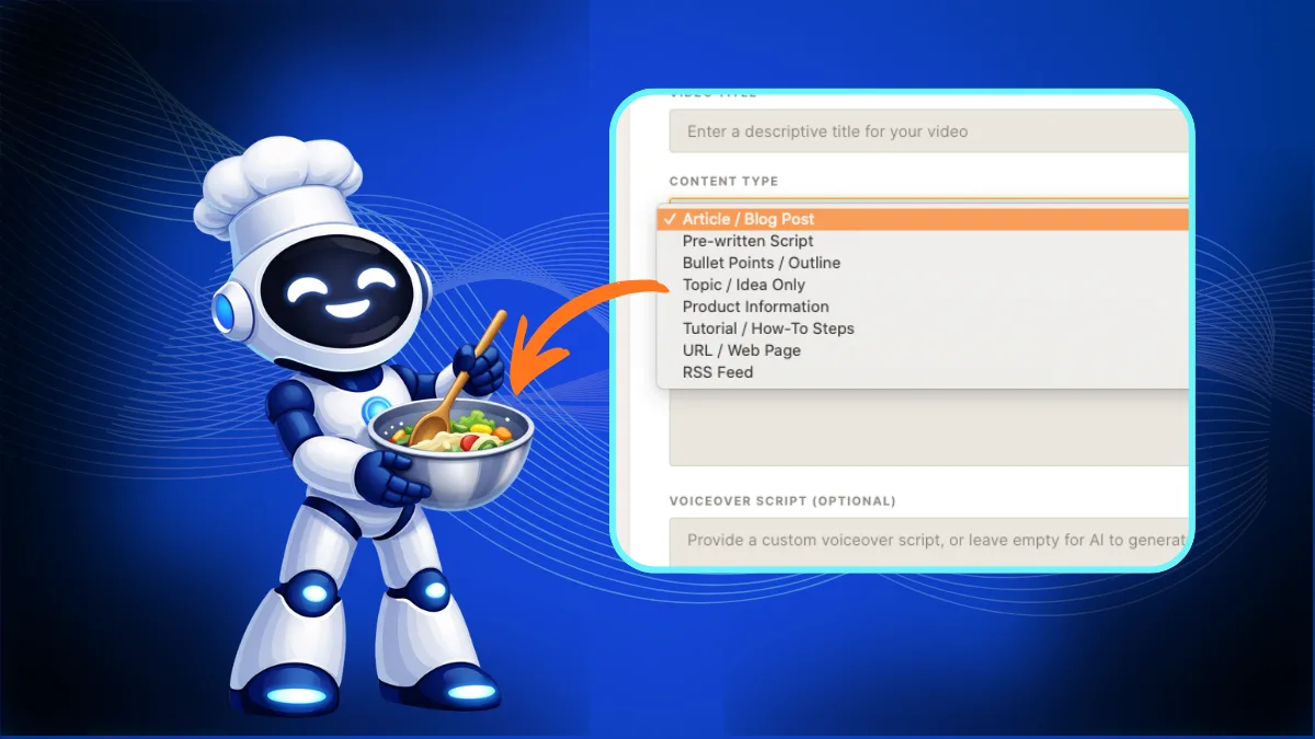 Multi-Input Video Creation